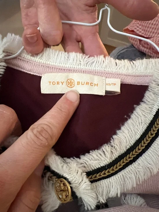Tory Burch Blush Cardigan - Picture 8 of 8